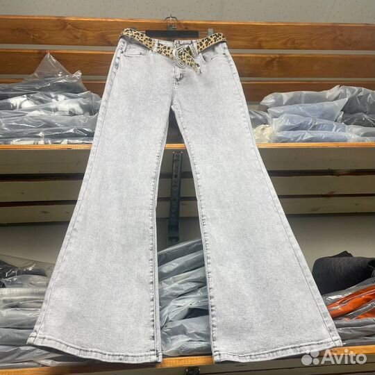 Джинсы клеш Rick Owens Dystopian Bellbottoms