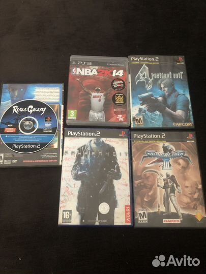Игровые диски на ps2 и ps3
