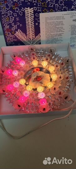 Новогодняя гирлянда СССР