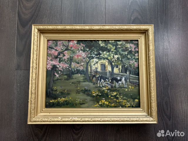 Картина маслом на холсте неизвестного художника