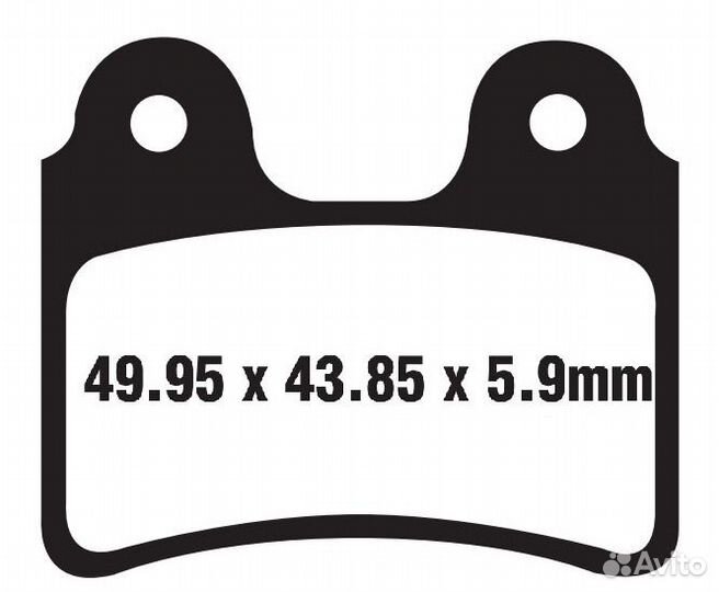 Колодки Kyoto FA303 07GR58 MCB766 FDB2109 VD-9001