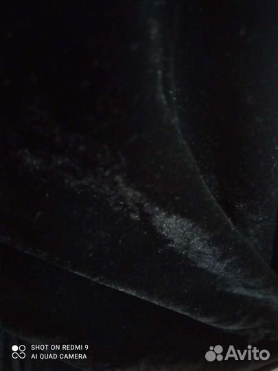 Бархат белый и чёрный