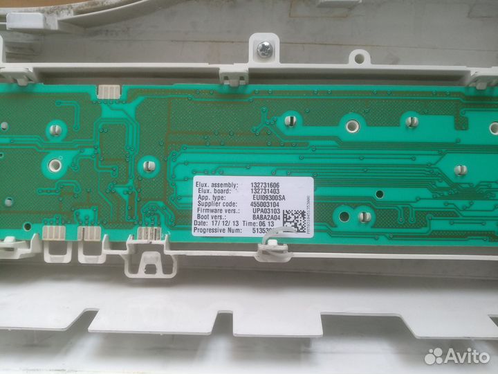 Блок управления стиральной машины zanussi