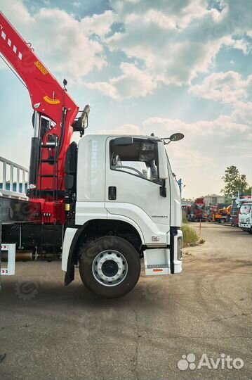 Бортовой грузовик Isuzu Giga CYZ52T с КМУ VIGRUS, 2024