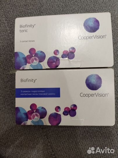 Линзы контактные