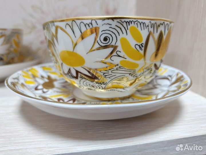 Чайные пары Золотая ромашка. лфз
