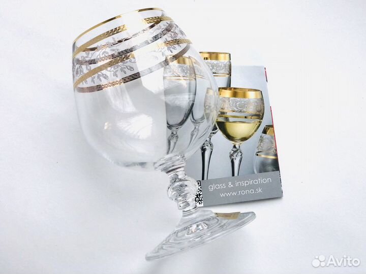 Новые бокалы для коньяка Rona Lucia, набор 6 шт