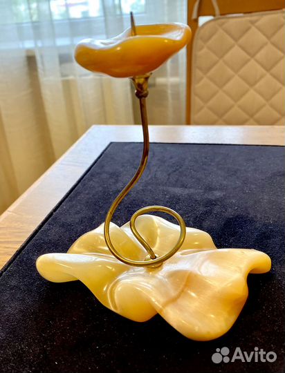 Подсвечник из натурального камня