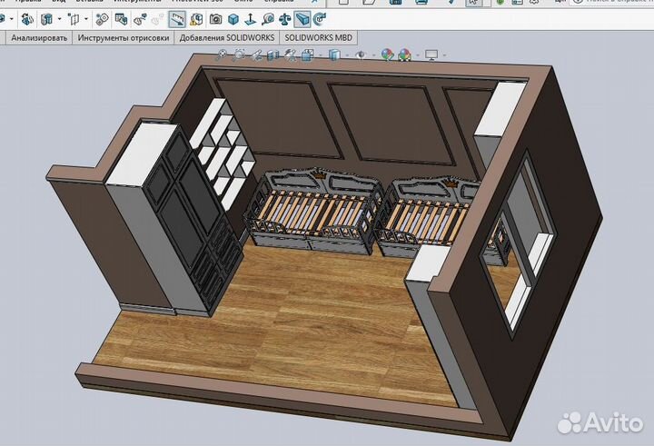 Конструктор-проектировщик мебели в SolidWorks