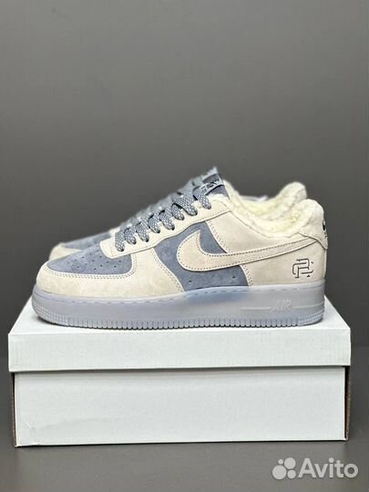 Кроссовки Nike air Force 1 с мехом