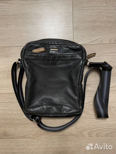 Мужчкая кожаная Сумка Cerruti 1881