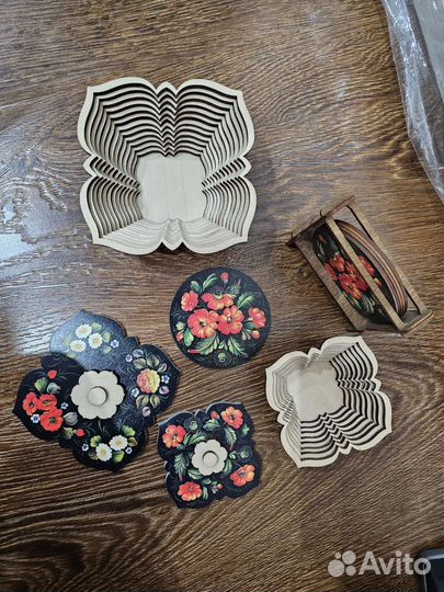 Шкатулки и подставки под горячее