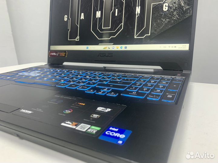 Игровой ноутбук Asus tuf gaming 144HZ / i5 / RTX