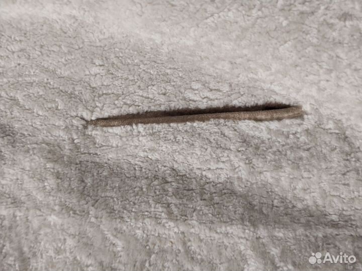 Шуба мутоновая с капюшоном 52 54 размер