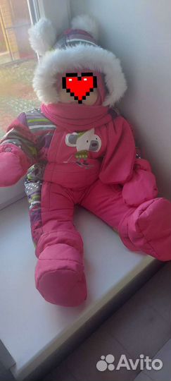 Зимний комбинезон для девочки