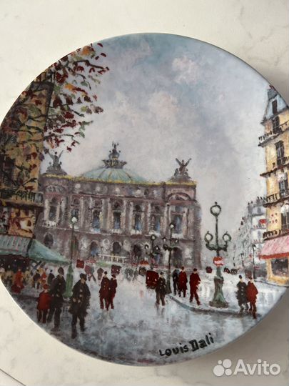 Тарелка настенная фарфор Limoges, France