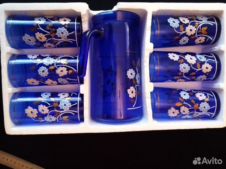 Итальянское кобальтовое стекло