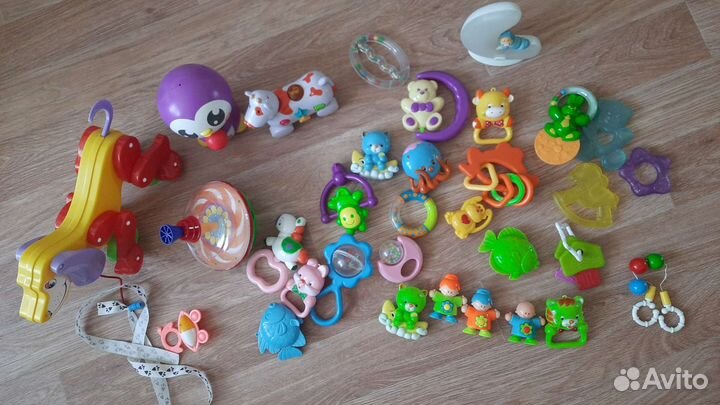 Игрушки, каталка, ночник, погремушка, юла