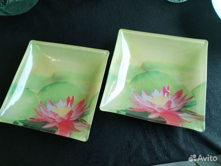 Набор салатников стекло СССР