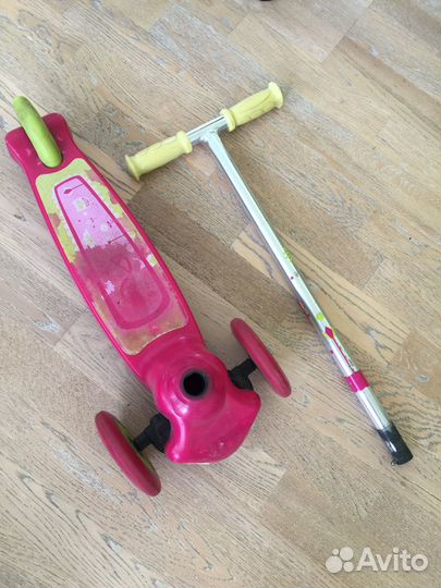 Самокат детский трехколесный бу