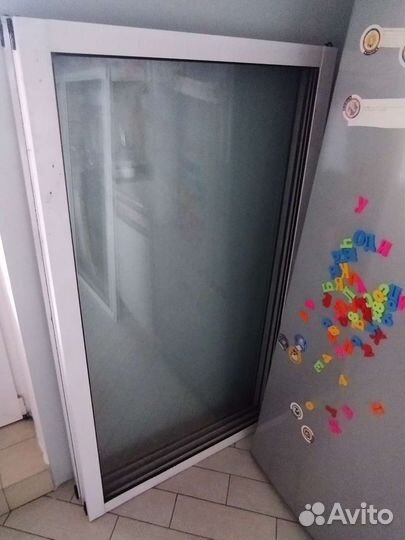 Окна с лоджии. Лоджия. Окна в дом