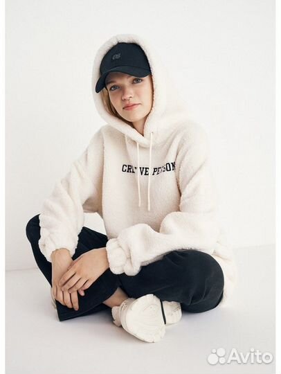 Худи женское плюшевое