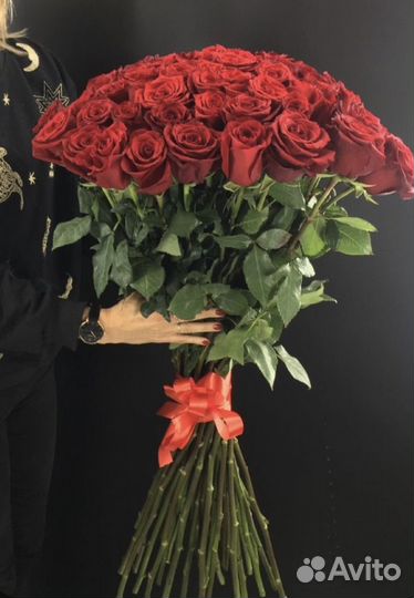 Доставка цветов 101 роза