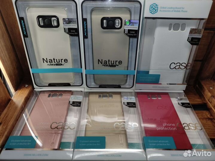 Одним лотом 6 чехлов Sasmsung S8 plus Nillkin