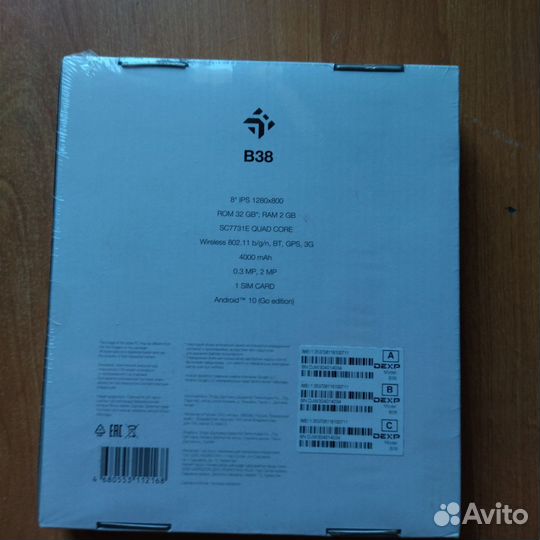 Планшет dexp Ursus B38