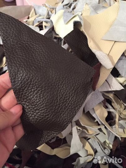 Обрезки натуральной кожи