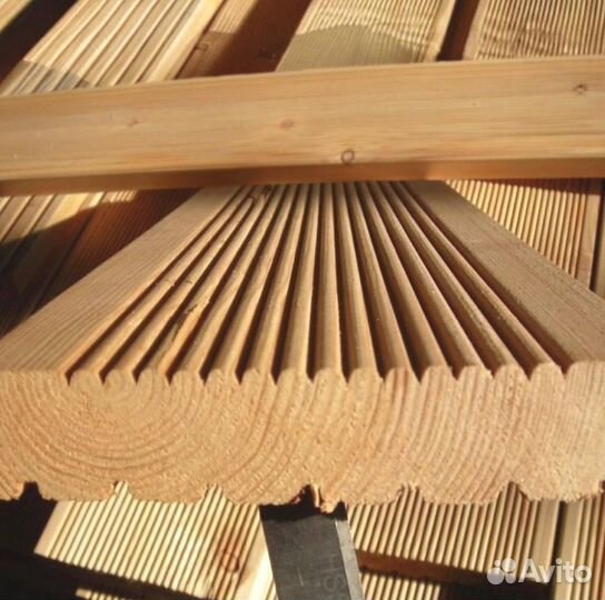 Доска террасная 28х145 6м сорт ав