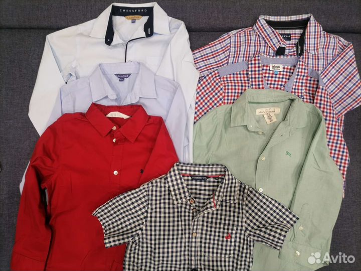 Рубашка для мальчика 122