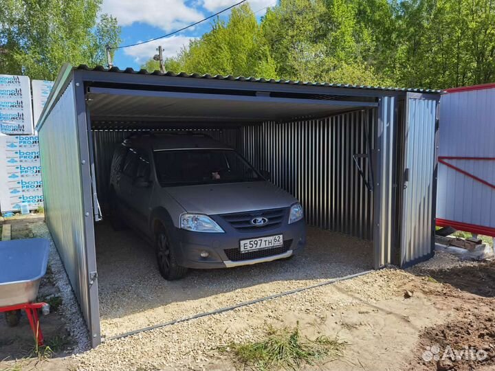 Гараж металлический разборный