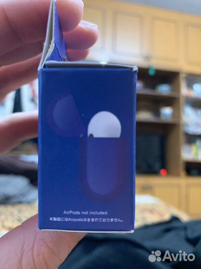 Чехол на airpods pro 2 dark blue силиконовый