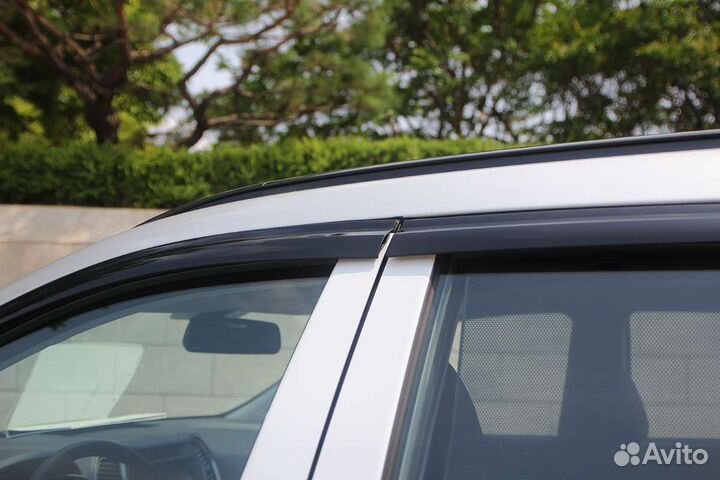 Дефлекторы окон Hyundai Santa Fe 2015-2017