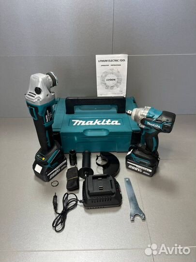 Набор Makita 2в1 Ушм+гайковерт 288v