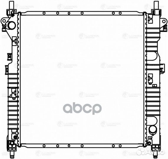 Радиатор охл. LRc 1715 luzar