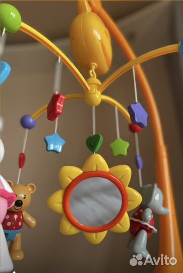 Мобиль в кроватку Жирафик