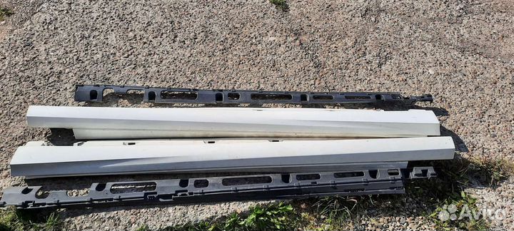 Накладка на пороги Mercedes Ml w166