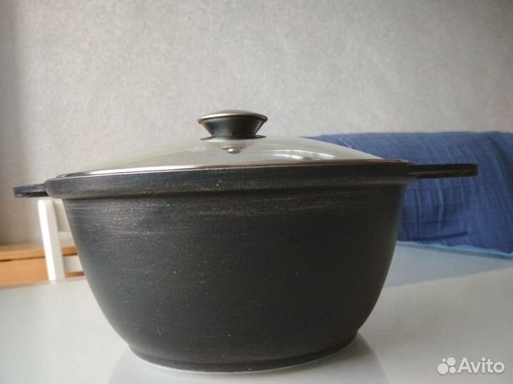 Казан Кукмара емк.2,5л со стеклянной крышкой