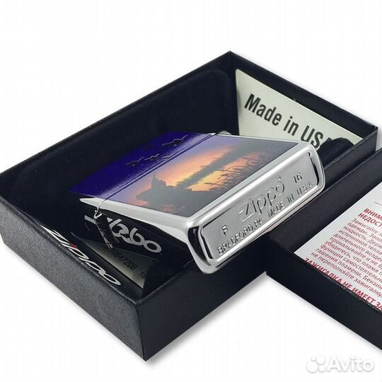 Зажигалка Zippo Охота на Уток, новая