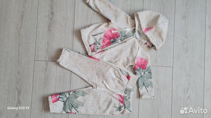 Детская одежда для девочек 80 86 пакетом