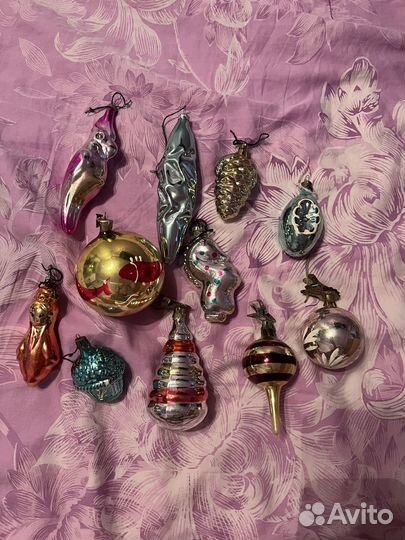 Елочные игрушки СССР советские