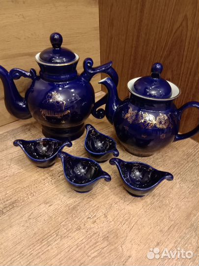 Заварочные чайники кобальт