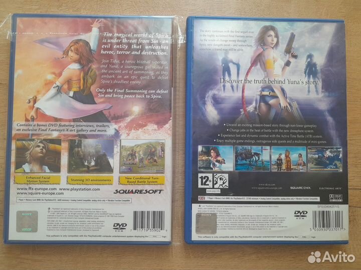 Final Fantasy X, X-2 (PS2/Pal/Без торга)