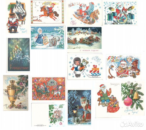 Новогодние и др. открытки СССР