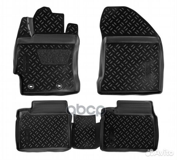 Ковры в салон (3D с подпят.) для Toyota Corolla
