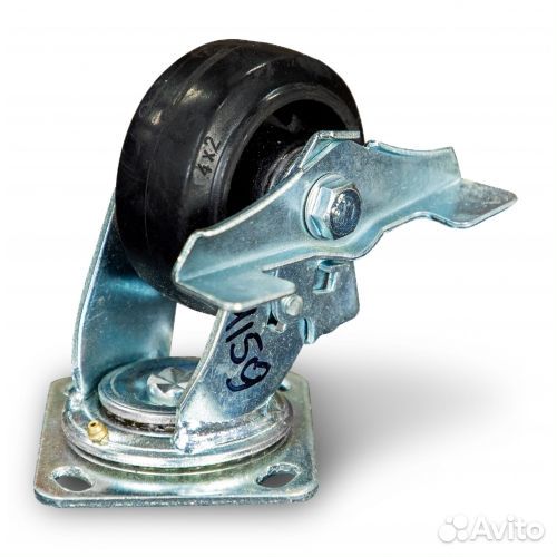 Колесо большегрузное SCdb 42 100мм обрезиненное с