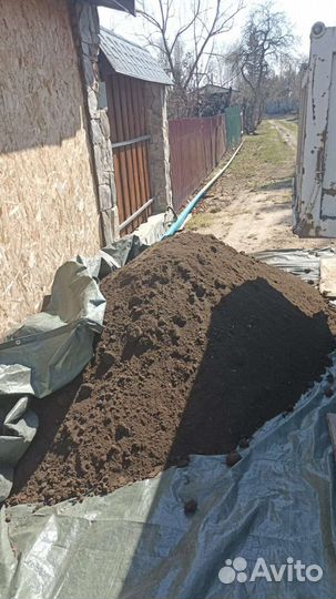 Земля чернозем плодородный грунт от 2х тонн
