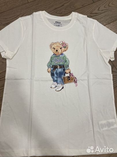 Футболка Ralph lauren bear с мишкой